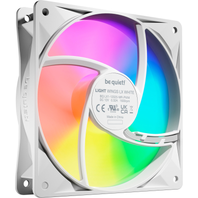 Кулер до корпусу Be quiet! LIGHT WINGS LX 120mm PWM білий в комп (BL122)