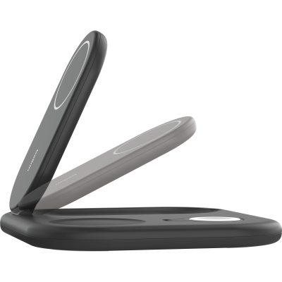 Зарядний пристрій Belkin 3in1 Magnetic Foldable iPhone/Watch/AirPods Qi2 15W black (WIZ029VFBK)