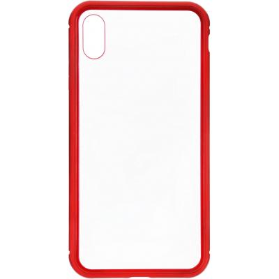 Чохол до мобільного телефона Armorstandart Magnetic Case 1 Gen. iPhone XS Max Clear/Red (ARM53391)
