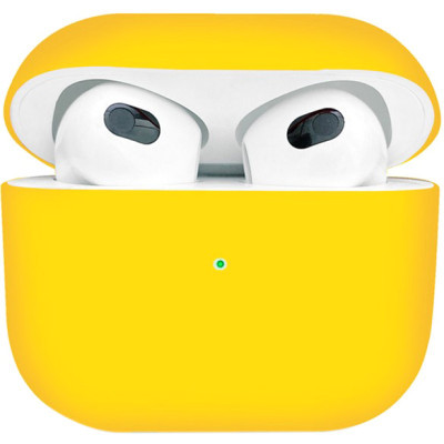 Чохол для навушників BeCover Silicon для Apple AirPods (3nd Gen) Yellow (707233)