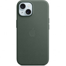 Чохол до мобільного телефона Apple iPhone 15 FineWoven Case with MagSafe Evergreen (MT3J3ZM/A)