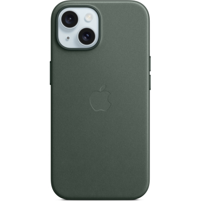 Чохол до мобільного телефона Apple iPhone 15 FineWoven Case with MagSafe Evergreen (MT3J3ZM/A)