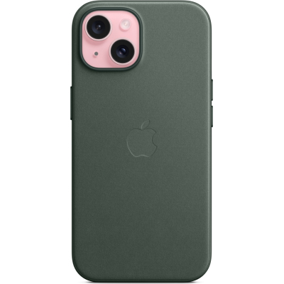Чохол до мобільного телефона Apple iPhone 15 FineWoven Case with MagSafe Evergreen (MT3J3ZM/A)