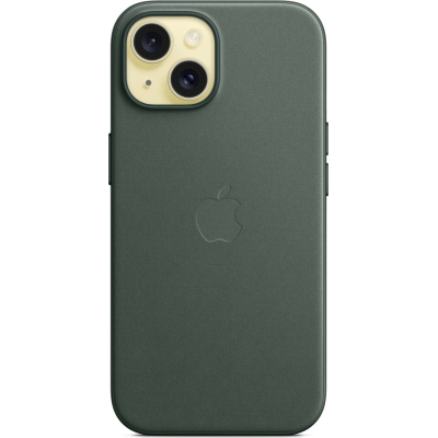 Чохол до мобільного телефона Apple iPhone 15 FineWoven Case with MagSafe Evergreen (MT3J3ZM/A)