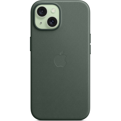 Чохол до мобільного телефона Apple iPhone 15 FineWoven Case with MagSafe Evergreen (MT3J3ZM/A)