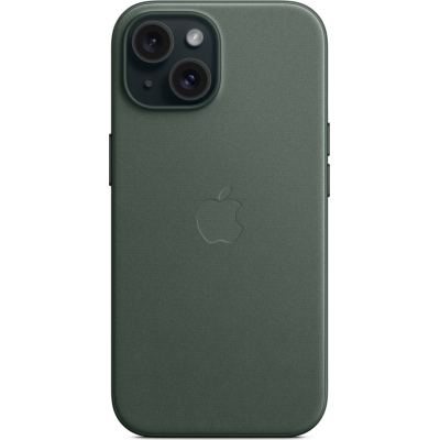Чохол до мобільного телефона Apple iPhone 15 FineWoven Case with MagSafe Evergreen (MT3J3ZM/A)