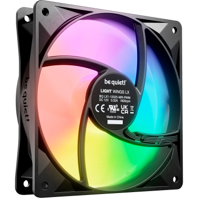 Кулер до корпусу Be quiet! LIGHT WINGS LX 120mm PWM в комплекті 3 (BL121)