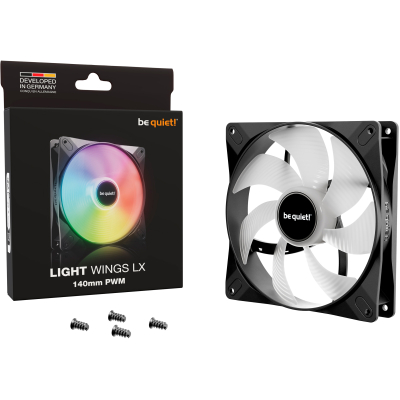 Кулер до корпусу Be quiet! LIGHT WINGS LX 140mm PWM (BL126)