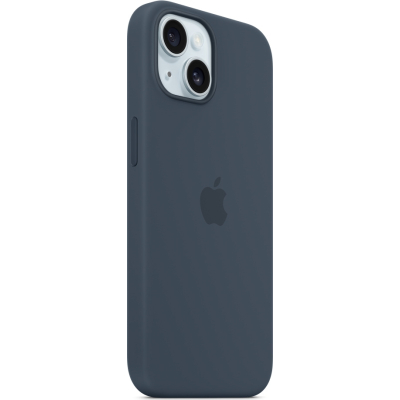 Чохол до мобільного телефона Apple iPhone 15 Silicone Case with MagSafe Storm Blue (MT0N3ZM/A)
