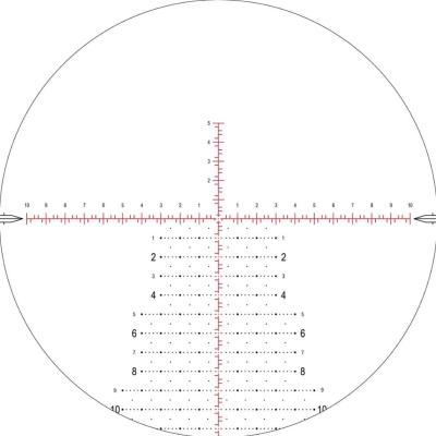 Оптичний приціл Nightforce NX8 4-32x50 F1 ZeroS. Сітка Mil-XT з підсвічуванням Dark Earth (C667)