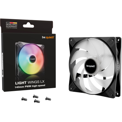 Кулер до корпусу Be quiet! LIGHT WINGS LX 140mm PWM high-speed (BL129)
