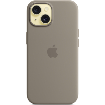 Чохол до мобільного телефона Apple iPhone 15 Silicone Case with MagSafe Clay (MT0Q3ZM/A)