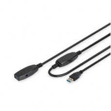 Дата кабель USB 3.0 AM/AF 10.0m Active Cable Digitus (DA-73105)