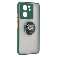 Чохол до мобільного телефона Armorstandart Frosted Matte Ring Xiaomi 13T / 13T Pro Dark Green (ARM72718)