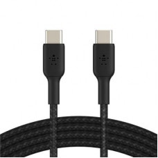 Дата кабель USB-С - USB-С BRAIDED, 1m, black Belkin (CAB004BT1MBK)