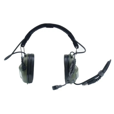 Навушники для стрільби Earmor M32 Green з мікрофоном (M32-FG)