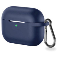 Чохол для навушників BeCover Silicon для Apple AirPods Pro Navy Blue (704483)