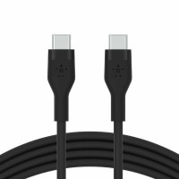 Дата кабель USB-C to USB-C 3.0m 60W Black Belkin (CAB009BT3MBK)