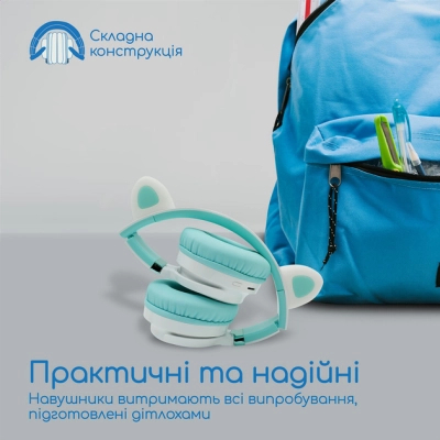 Навушники Promate Panda Aqua (panda.aqua)