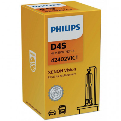 Автолампа Philips D4S Vision 1шт (42402VIC1)