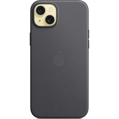 Чохол до мобільного телефона Apple iPhone 15 Plus FineWoven Case with MagSafe Black (MT423ZM/A)
