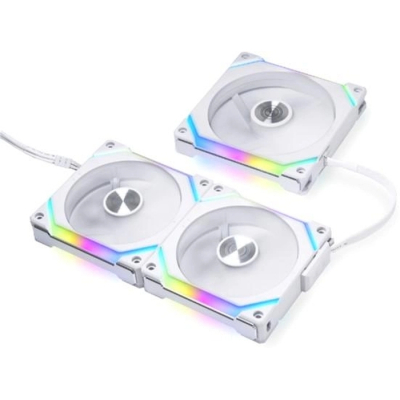 Кулер до корпусу Lian Li Uni Fan SL V2, 120mm, Triple, White (G99.12SLV23W.00)