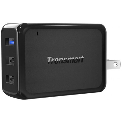 Зарядний пристрій Tronsmart W3PTA 42W Quick Charge 3.0 USB Wall Charger Black (210778)