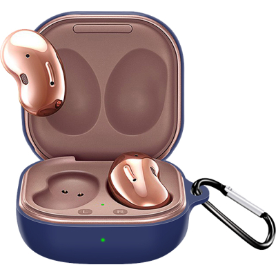 Чохол для навушників BeCover Silicon для Samsung Galaxy Buds 2 / Buds Live / Buds Pro Deep Blue (705407)