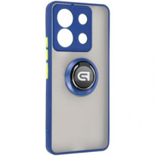 Чохол до мобільного телефона Armorstandart Frosted Matte Ring Xiaomi Redmi Note 13 Pro 5G / Poco X6 5G Navy Blue (ARM72726)