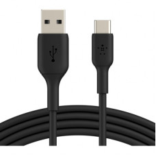 Дата кабель USB 2.0 AM to Type-C 1.0m PVC black Belkin (CAB001BT1MBK)