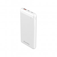 Батарея універсальна ColorWay 10 000 mAh Slim (USB QC3.0 + USB-C Power Delivery 18W) White (CW-PB100LPG3WT-PD)