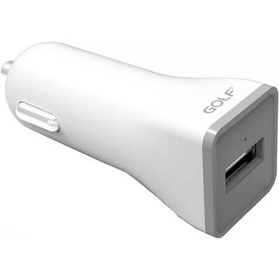 Зарядний пристрій Golf GF-C1 Car charger + Micro cable 1USB 1A White (F_45771)