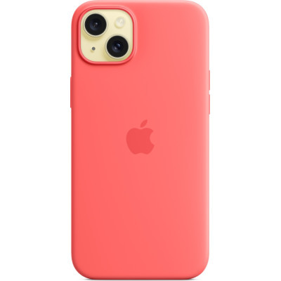 Чохол до мобільного телефона Apple iPhone 15 Plus Silicone Case with MagSafe Guava (MT163ZM/A)