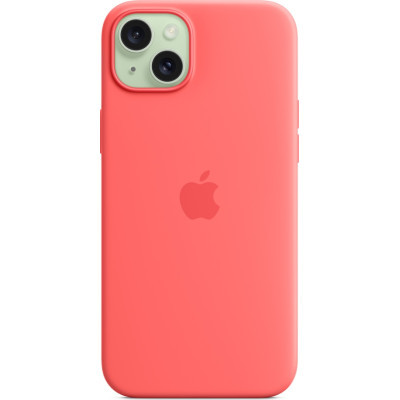 Чохол до мобільного телефона Apple iPhone 15 Plus Silicone Case with MagSafe Guava (MT163ZM/A)