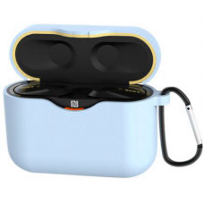 Чохол для навушників BeCover Silicon для Sony WF-1000XM3 Light Blue (705691)