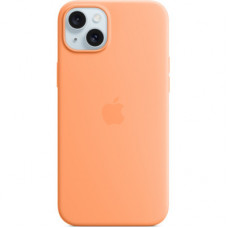 Чохол до мобільного телефона Apple iPhone 15 Plus Silicone Case with MagSafe Orange Sorbet (MT173ZM/A)