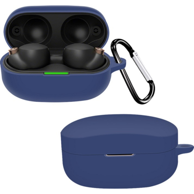 Чохол для навушників BeCover Silicon для Sony WF-1000XM4 Deep Blue (707190)