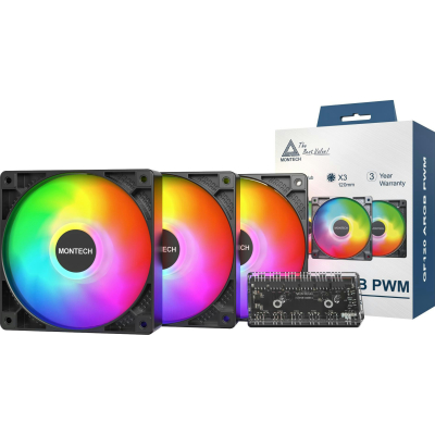 Кулер до корпусу MONTECH GF120 PWM (B31)