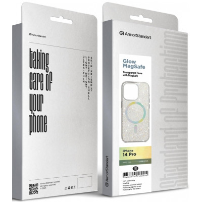 Чохол до мобільного телефона Armorstandart Glow Magsafe Apple iPhone 14 Pro Transparent (ARM69724)