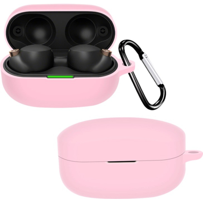 Чохол для навушників BeCover Silicon для Sony WF-1000XM4 Pink (707192)