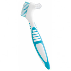 Зубна щітка Paro Swiss clinic denture brush для зубних протезів блакитна (7610458009208-blue)