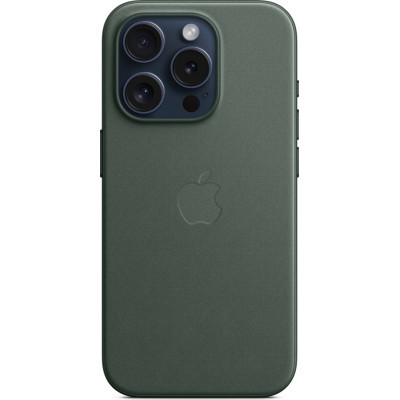 Чохол до мобільного телефона Apple iPhone 15 Pro FineWoven Case with MagSafe Evergreen (MT4U3ZM/A)