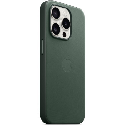 Чохол до мобільного телефона Apple iPhone 15 Pro FineWoven Case with MagSafe Evergreen (MT4U3ZM/A)