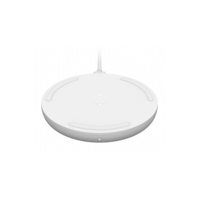 Зарядний пристрій Belkin Pad Wireless Charging Qi, 10W, no PSU, white (WIA001BTWH)