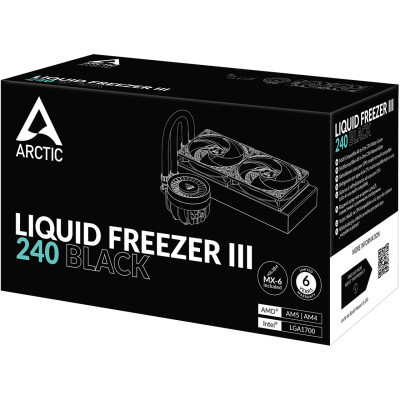Система водяного охолодження Arctic Liquid Freezer III - 240 Black (ACFRE00134A)