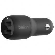 Зарядний пристрій Belkin Car Charger 24W Dual USB-A black (CCB001BTBK)