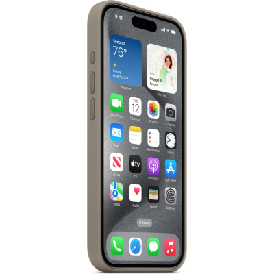 Чохол до мобільного телефона Apple iPhone 15 Pro Silicone Case with MagSafe Clay (MT1E3ZM/A)