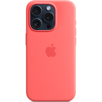 Чохол до мобільного телефона Apple iPhone 15 Pro Silicone Case with MagSafe Guava (MT1G3ZM/A)