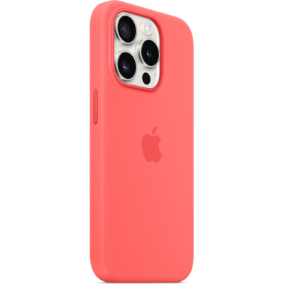 Чохол до мобільного телефона Apple iPhone 15 Pro Silicone Case with MagSafe Guava (MT1G3ZM/A)