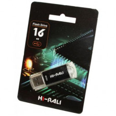 USB флеш накопичувач Hi-Rali 16GB Rocket Series Black USB 2.0 (HI-16GBVCBK)